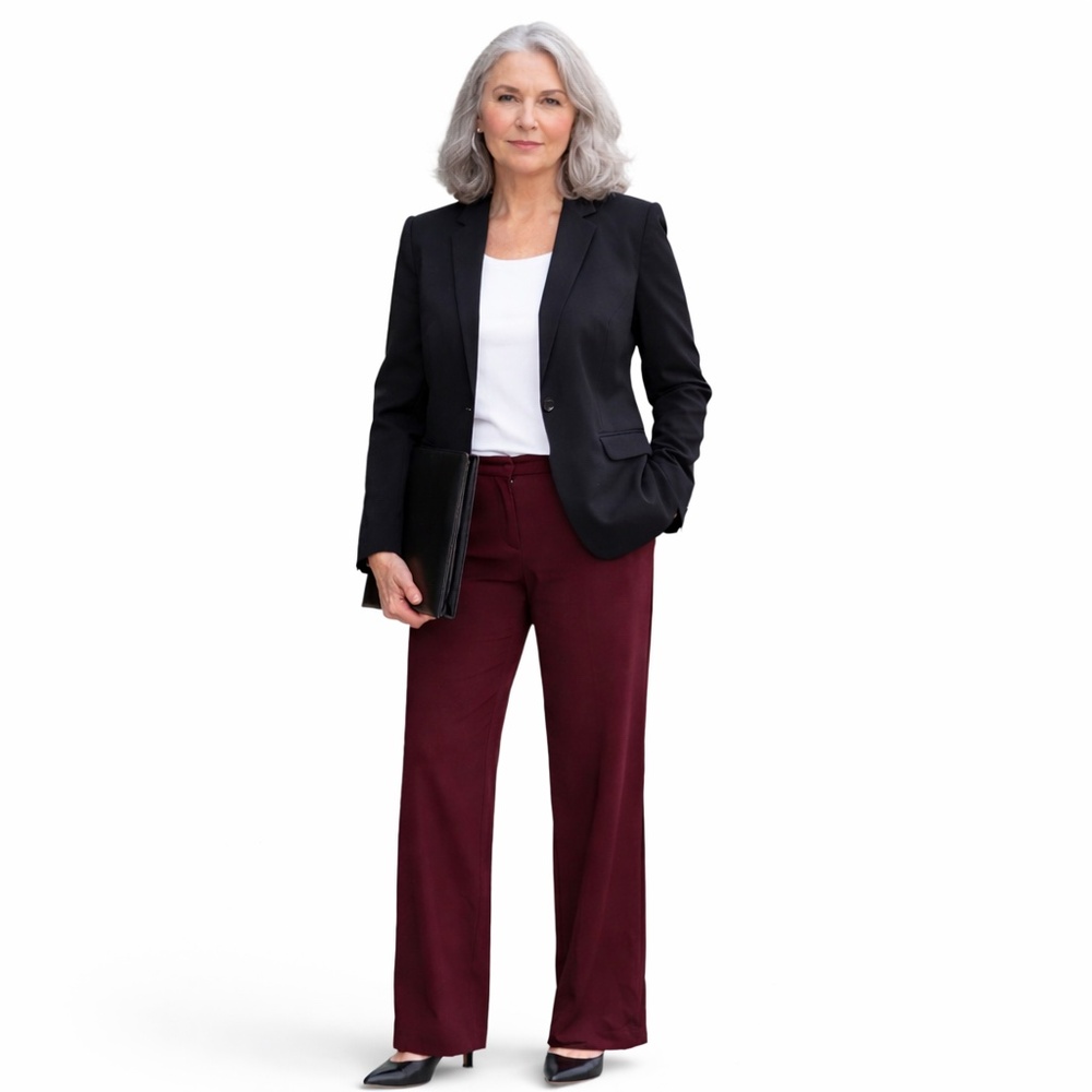 Alex Marie Wide Leg Pants Professional Office Wear